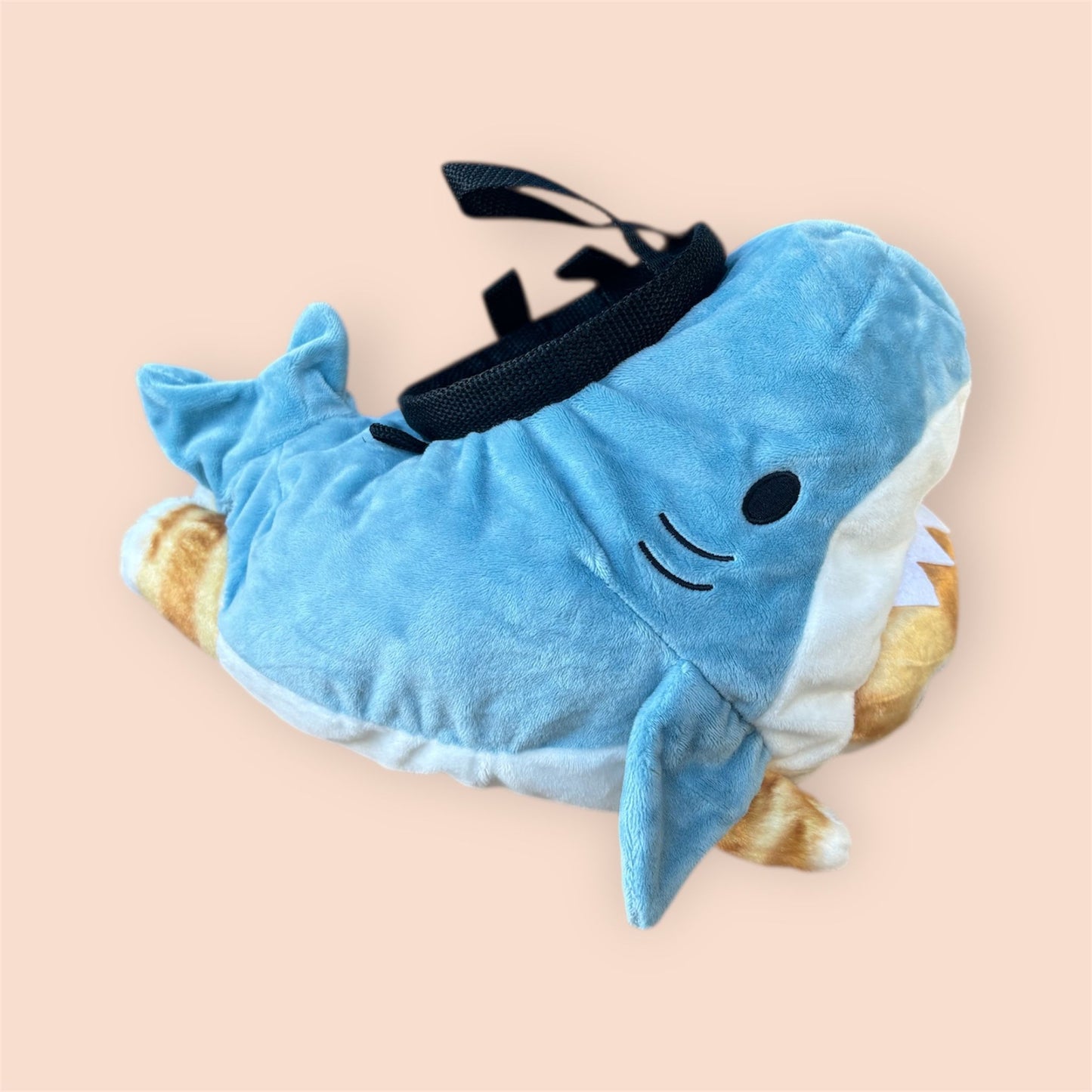 Light blue Shark Cat Chalk Bucket side view