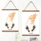 Bunny baby footprint kit