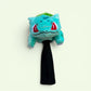 Bulbasaur headcover fitted to a rescue club head