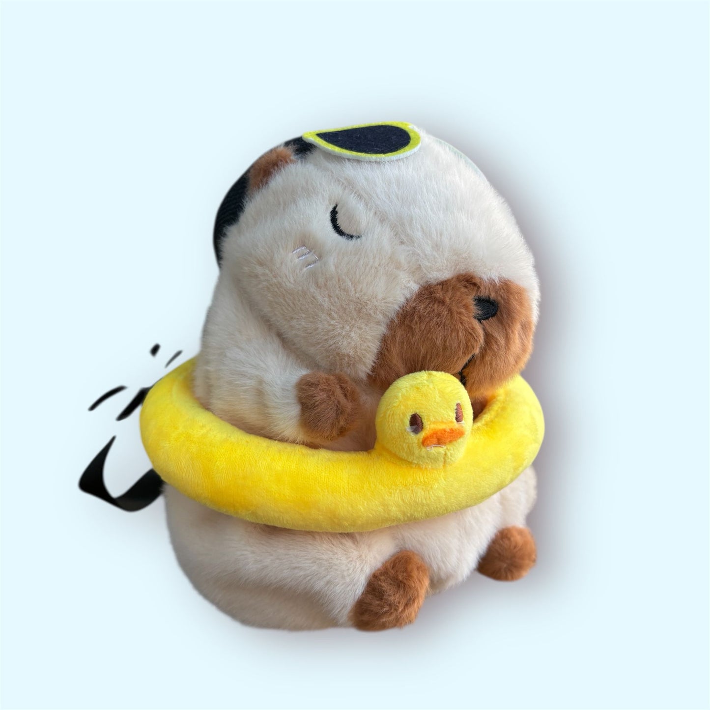 Capybara swimming Chalk Bag