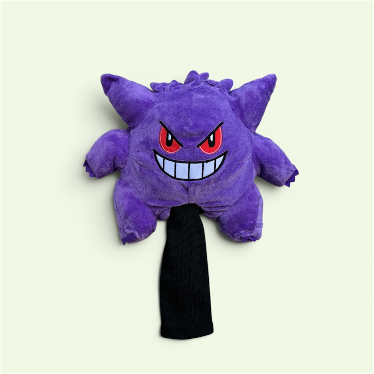  Purple ghost headcover showing padded knit sock neck protection