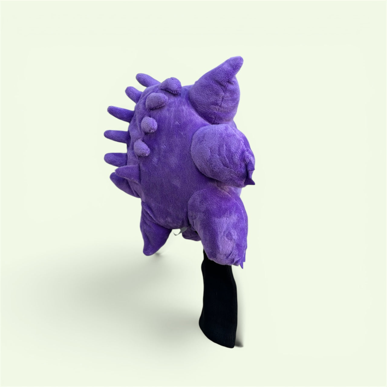 Novelty ghost golf head cover gift on a green fairway