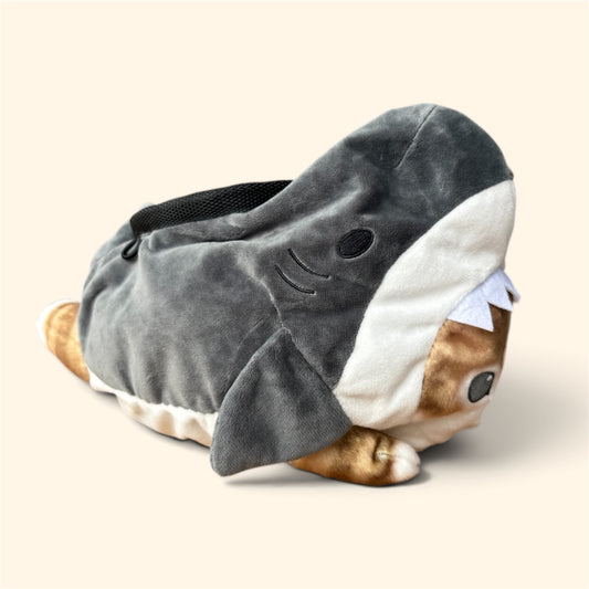 Grey Shark Cat Chalk bag side view