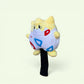Togepi Golf Head Cover showing knit sock neck shaft protection