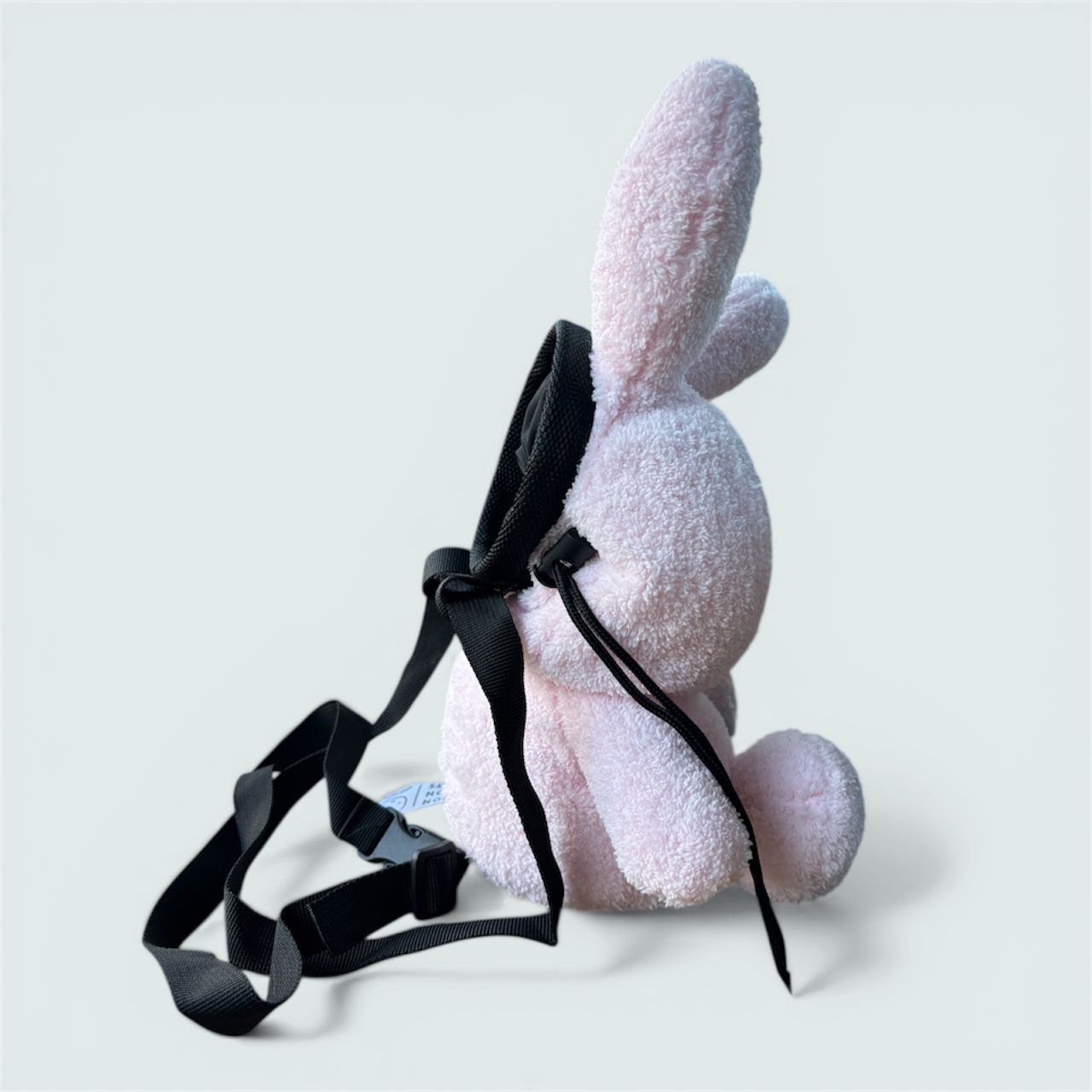 bunny chalk bag pink side view