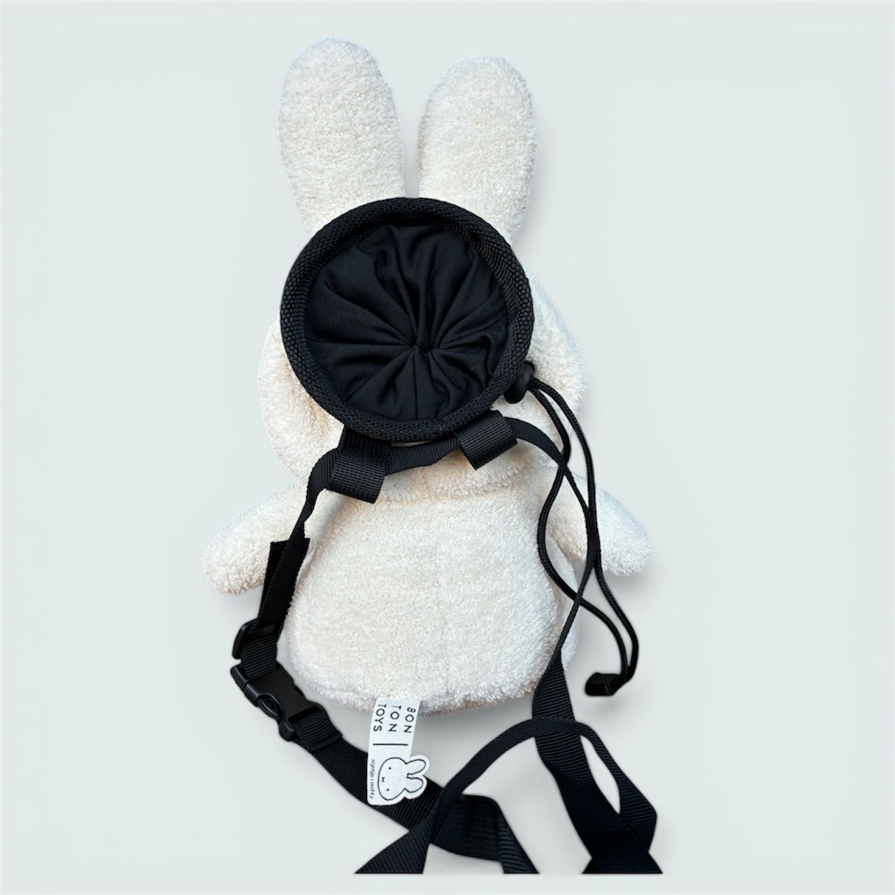 bunny chalk bag white colour backview