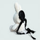 bunny chalk bag white colour side view