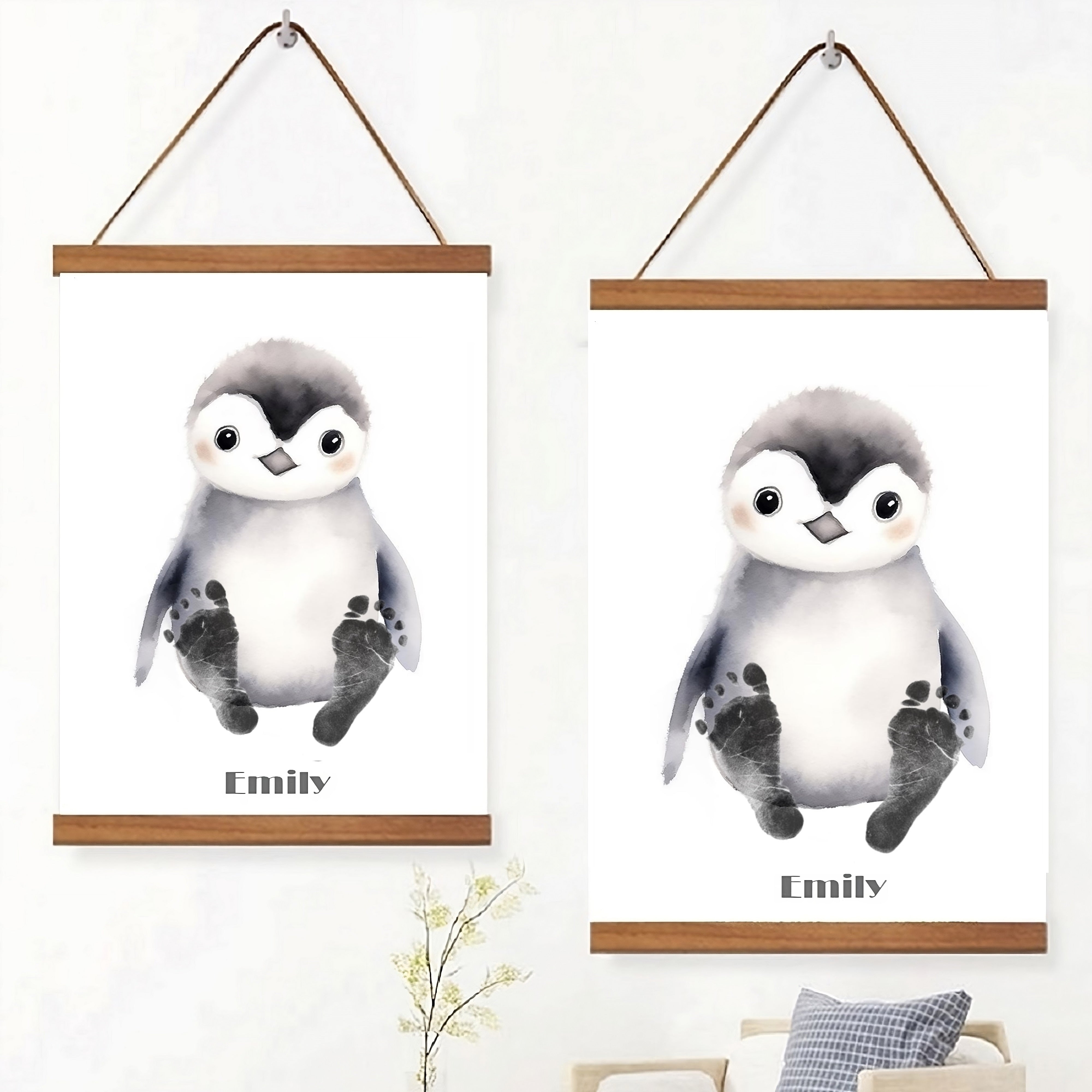 Baby penguin footprint store kit