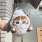 Grey Shark Cat Chalk bag