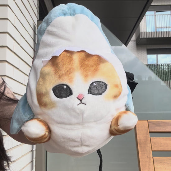 Light blue Shark Cat Chalk Bag video