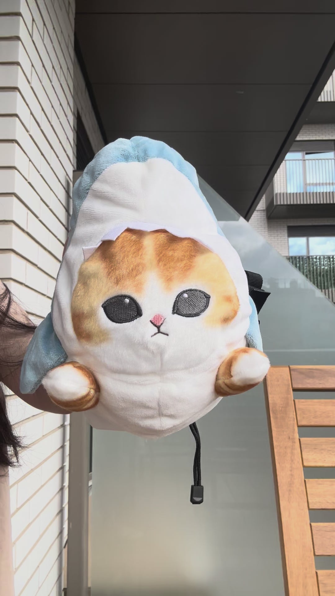 Light blue Shark Cat Chalk Bag video