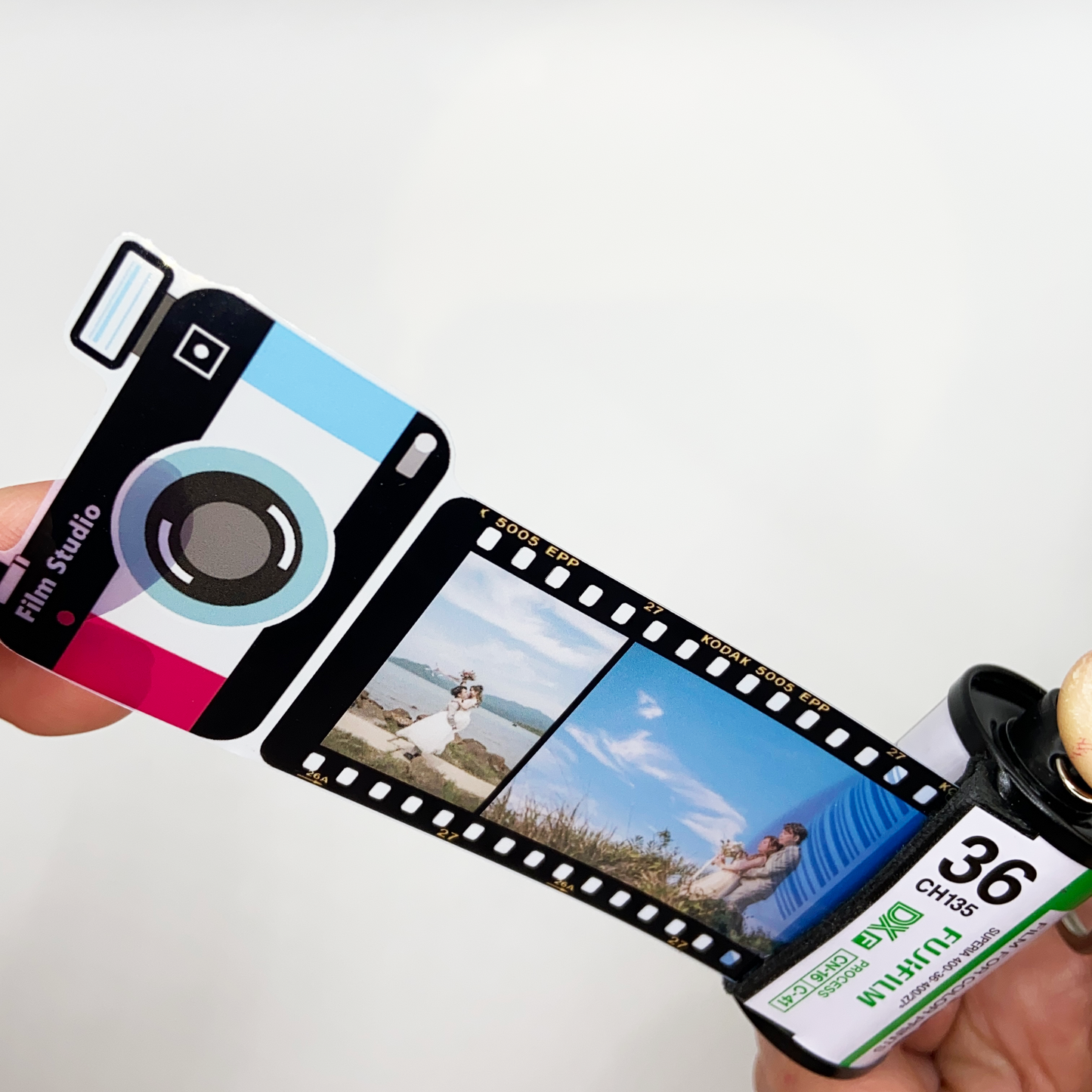 photo film keychain